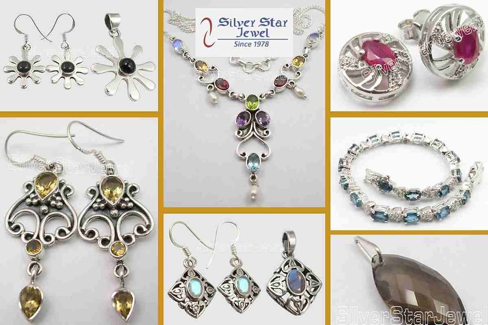 Add Sparkle to Your Look with Silver Gemstone Jewellery