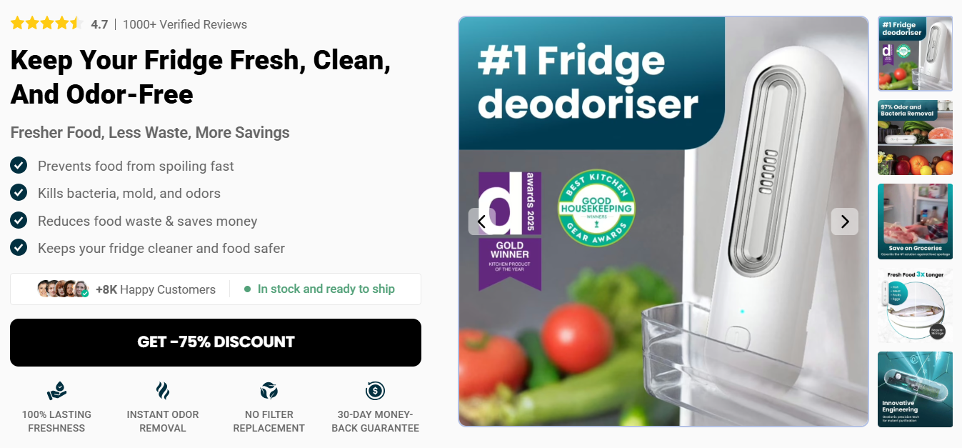 Ozoori Fridge Deodoriser Reviews - Keep Your Fridge Fresh, Clean & Odor-Free!
